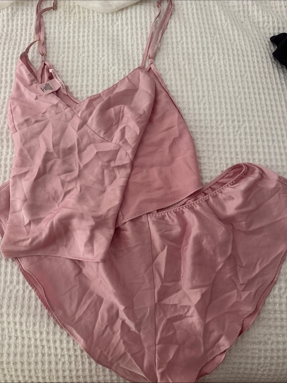 VS Women's Satin Cami & Short Sleep Set - Dusty Pink